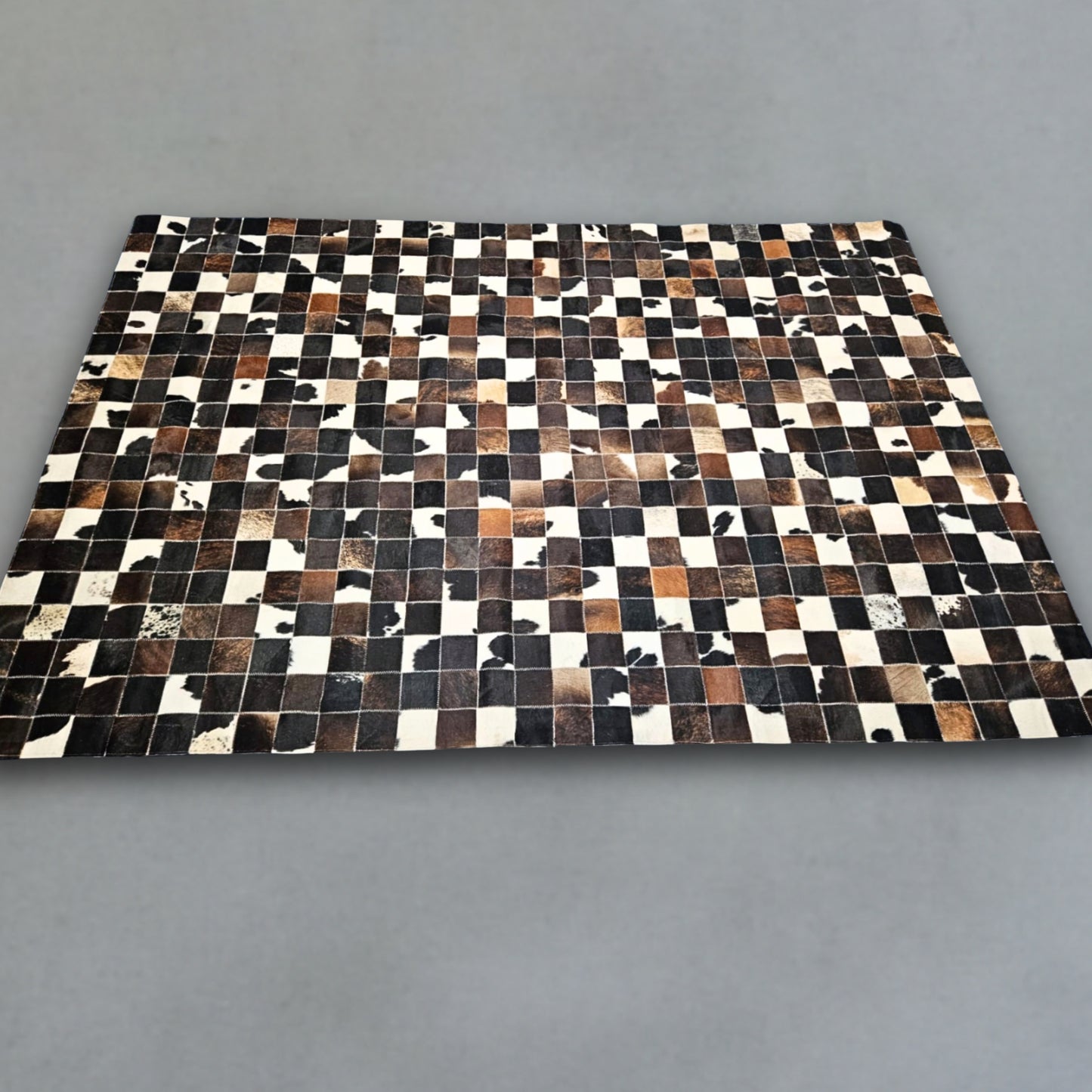 Custom Nguni Rug - Espresso Mosaic (1.5mX2m)