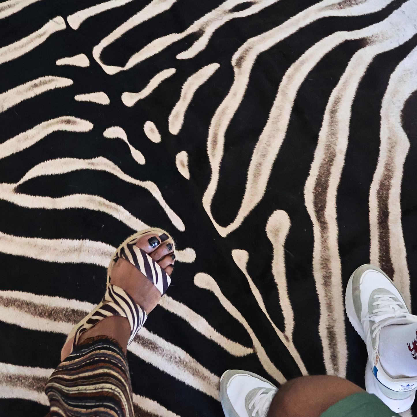 Zebra Hide #4 - Medium 2.2 X 1.9