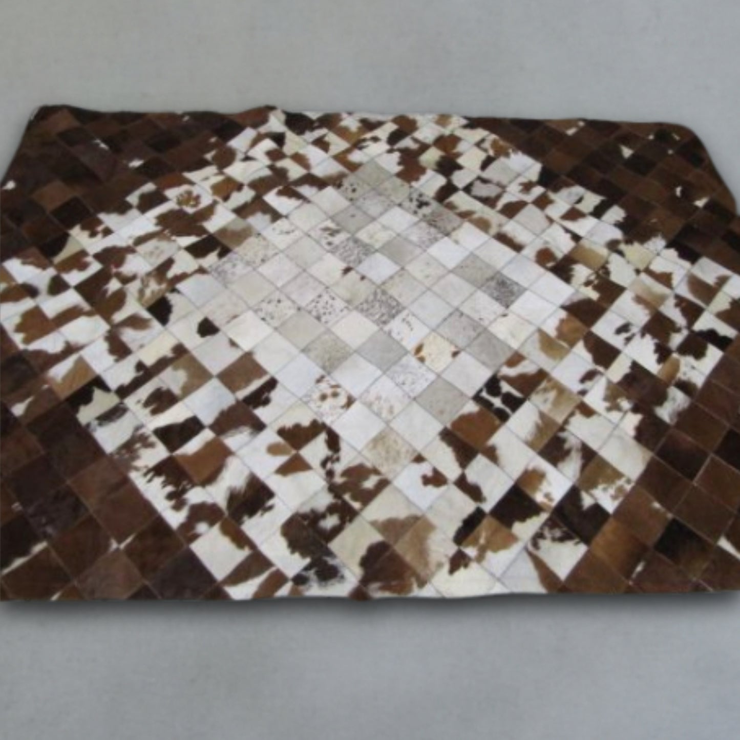 Custom Nguni Rug - Savannah Diamond (1.5mX2m)