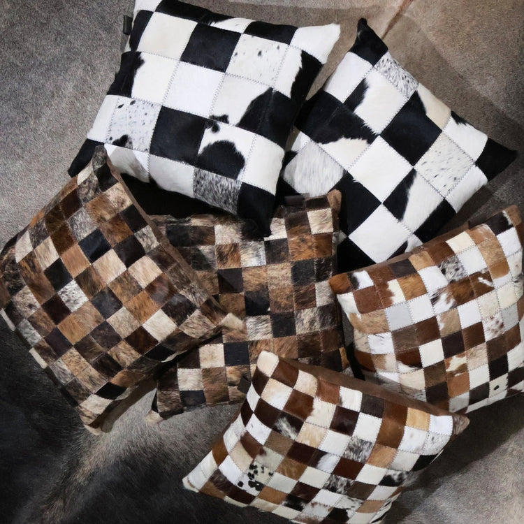 Curated Hide Cushions