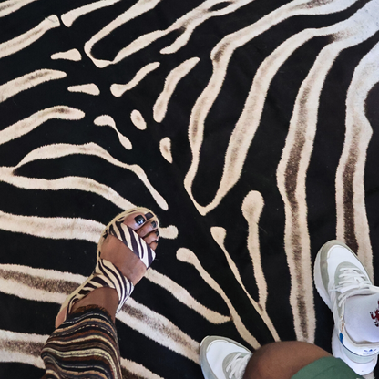 Zebra Hide #4 - Medium 2.2 X 1.9