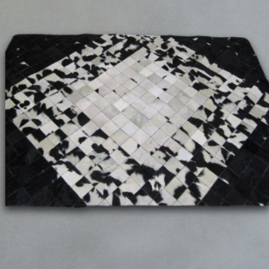 Custom Nguni Rug - Diamond Noir (1.5mX2m)
