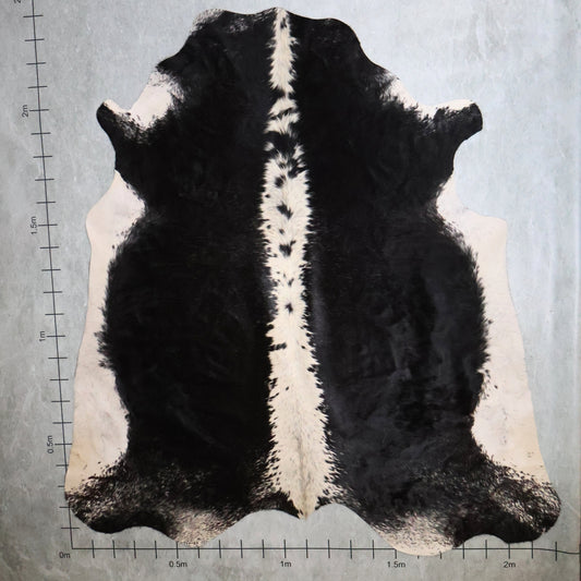 Premium Nguni Hide - Black & White | AAG5322 | 2.2m x 2.4m