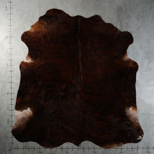 Premium Nguni Hide - Brindle Dark Chocolate Brown | AAG5396 | 1.9m x 2.4m