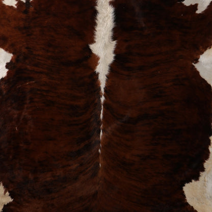 Premium Nguni Cowhide - Brindle Dark Chestnut Brown & White | AAG5398 | 2.0m x 2.2m