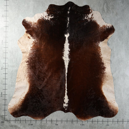 Premium Nguni Cowhide - Dark Chocolate Brown & White | AAG5413 | 2.2m x 2.2m