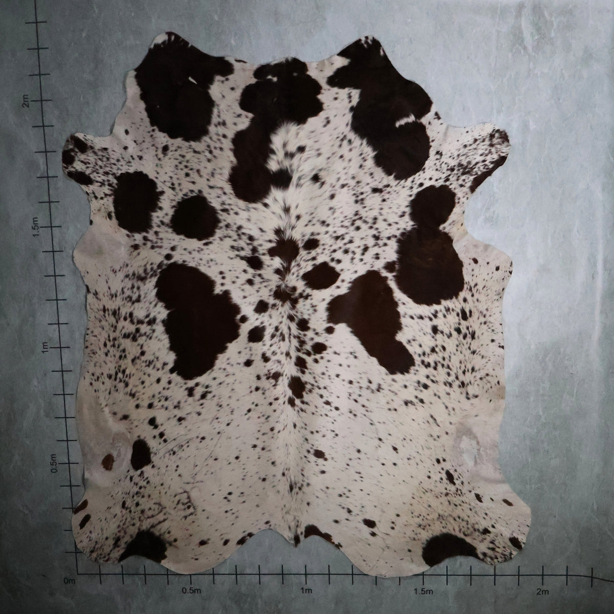 Premium Nguni Hide  - Brown & White | AAS8178 | 1.9m  X 2.0m