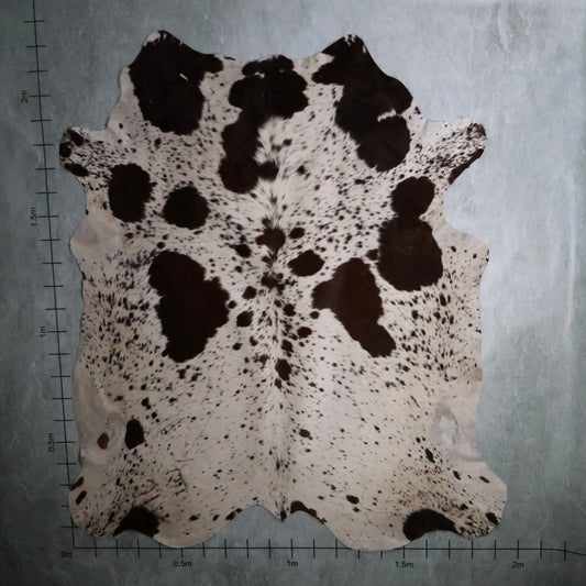 Premium Nguni Hide  - Brown & White | AAS8178 | 1.9m  X 2.0m