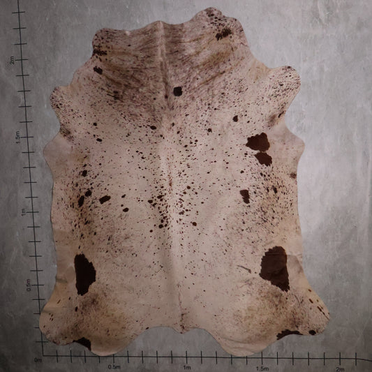 Premium Nguni Hide - Brown & Cream | AAS8209 | 1.9m X 2.2m