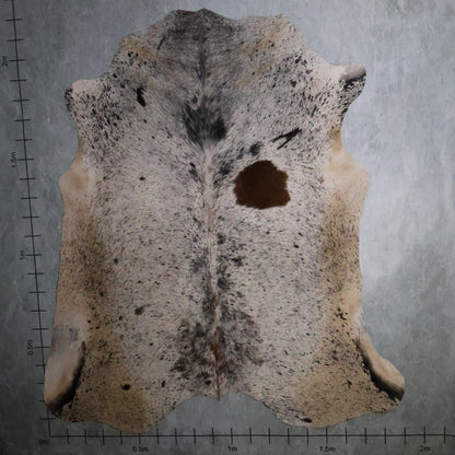Premium Nguni Hide - Tri Colour Grey, Brown & Cream | AAS8213 | 1.9m X 2.2m