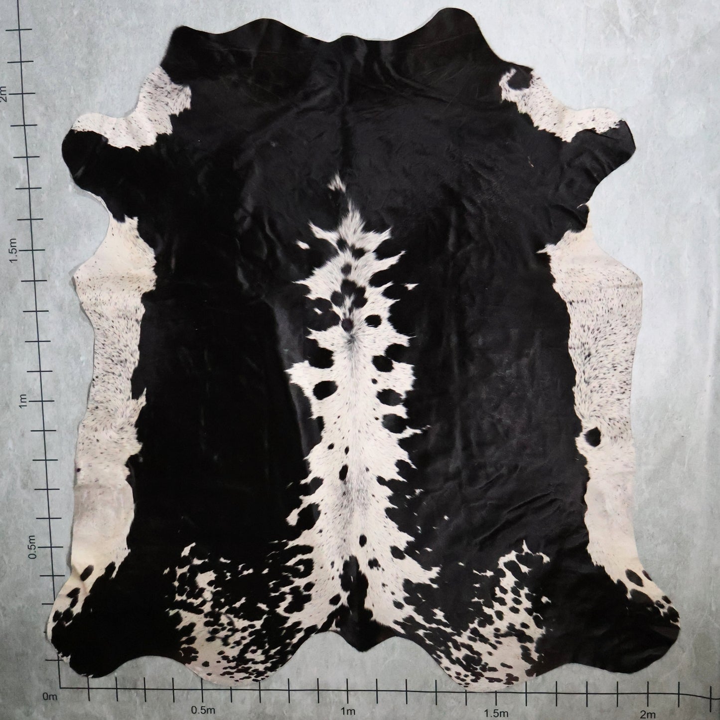 Premium Nguni Hide - Black & White | AAS8225 | 2.1m x 2.2m