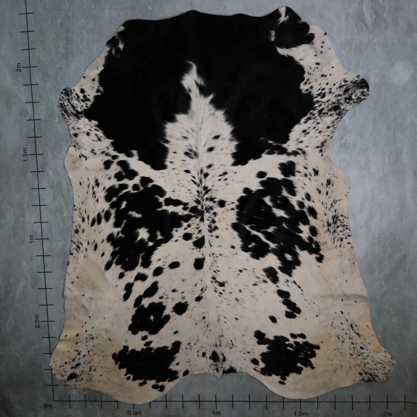 Premium Nguni Hide - Black & White | AAS8226 | 2.0m x 2.3m