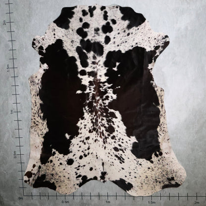 Premium Nguni Hide - Dark Brown & White | AAS8240 | 1.9m x 2.1m