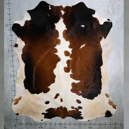 Premium Nguni Hide - Tri Colour Rich Brown, Black & White | AAS8250 | 2.0m x 2.4m