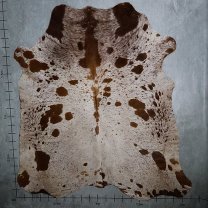 Premium Nguni Hide - Caramel Brown & White | AAS8266 | 2.1m x 2.2m