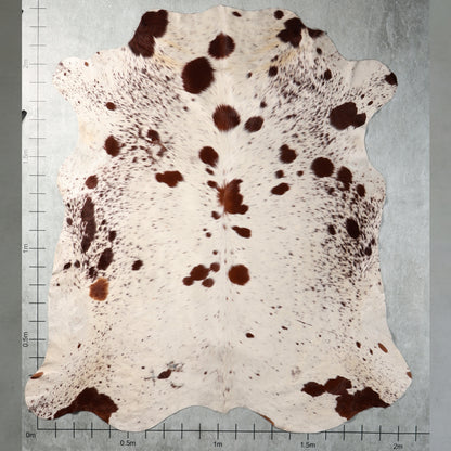 Premium Nguni Hide - Chestnut Brown & White | AAS8286 | 2.1m x 2.3m