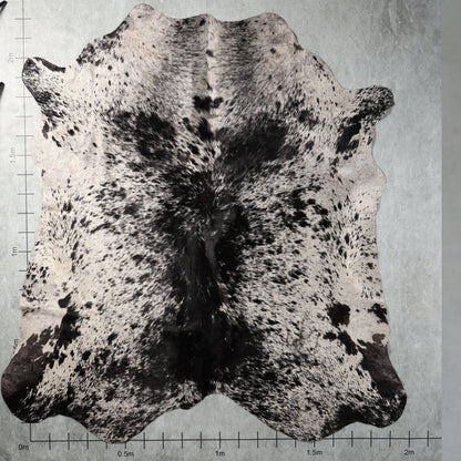 Premium Nguni Hide - Black, Grey & White | AAS8292 | 2.0m x 2.2m