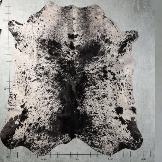 Premium Nguni Hide - Black, Grey & White | AAS8292 | 2.0m x 2.2m