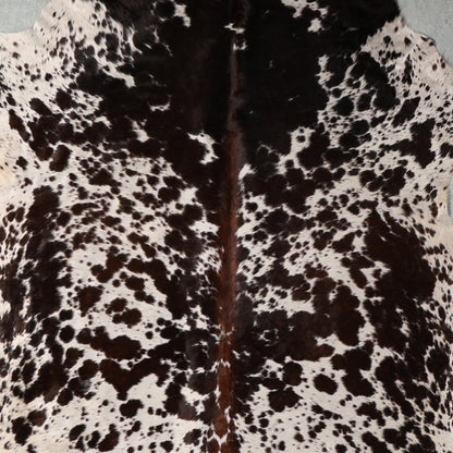 Premium Nguni Hide - Dark Brown & White Speckled | AAS8298 | 1.9m x 2.3m