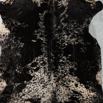 Premium Nguni Hide - Black & White Speckled | AAS8307 | 1.9m x 2.1m