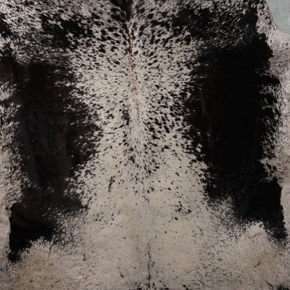 Premium Nguni Hide - Black & White Speckled | AAS8338 | 1.9m x 1.9m