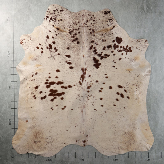 Premium Nguni Cowhide - Brown & Cream Speckled | AAS8363 | 2.0m x 2.2m