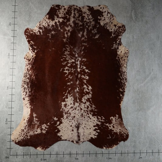 Premium Nguni Cowhide - Reddish Brown & Cream Speckled | AAS8366 | 1.8m x 2.3m