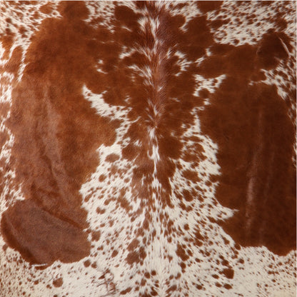 Premium Nguni Cowhide - Chestnut Brown & White Speckled | AAS8381 | 2.0m x 2.2m