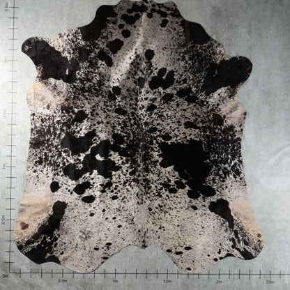 Premium Nguni Cowhide - Black & White Speckled | AAS8385 | 2.4m x 2.6m