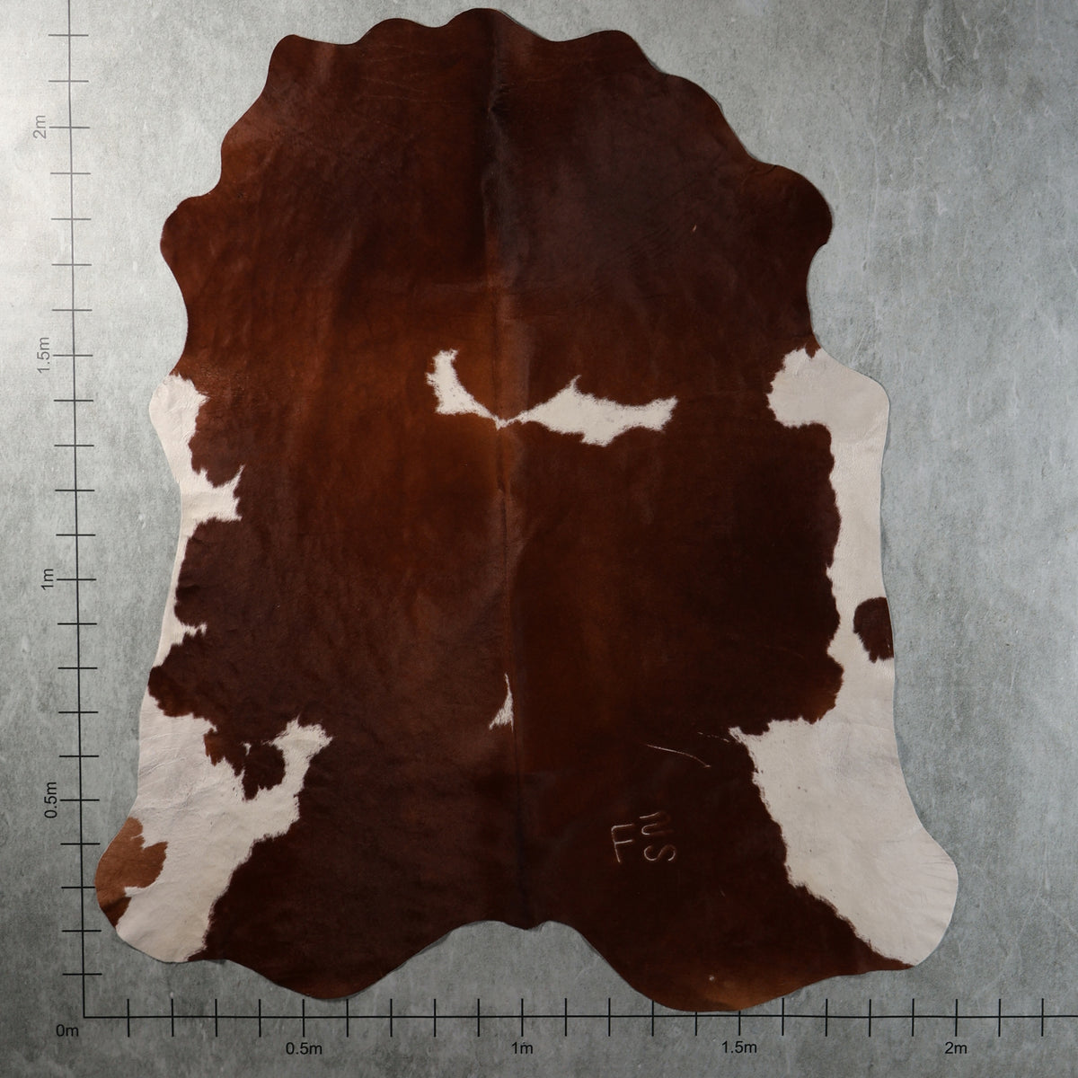 Select Nguni Hide - Dark Reddish Brown & White | AGD7194 | 2.0m X 2.2m