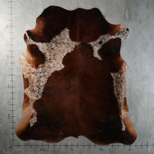 Select Nguni Cowhide - Dark Chestnut Brown & Speckled | AGD7206 | 2.1m X 2.3m