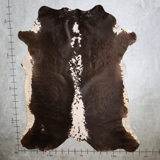 Select Nguni Hide -Dark Chocolate Brown & White | AGS7290 | 1.9m x 2.2m