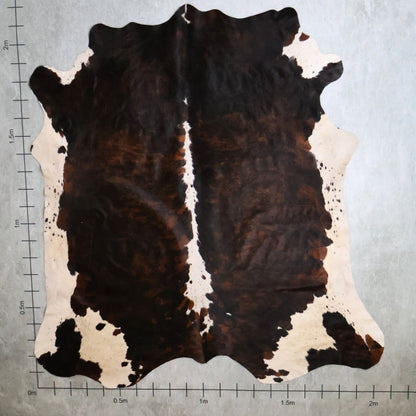 Select Nguni Hide - Brindle Dark Brown, Chestnut & White | AGS7301 | 2.0m x 2.1m
