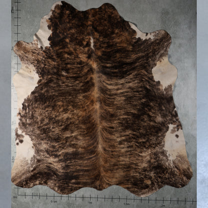 Select Nguni Hide - Brindle Brown & White | AGS7343 | 2.4m x 2.6m