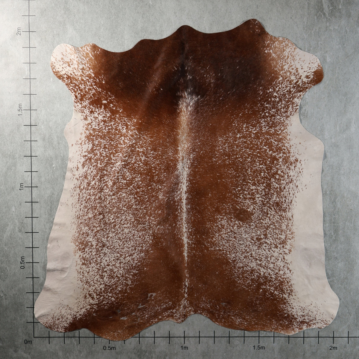 Select Nguni Hide - Reddish Brown & White Fine Speckled | AGS7433 | 2.0m x 2.1m
