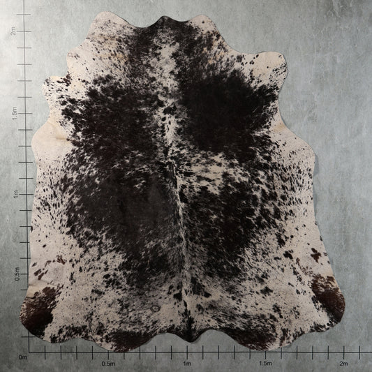 Select Nguni Hide -Black & Cream Dense Speckled | AGS7458 | 2.0m x 2.1m