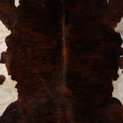 Select Nguni Cowhide - Dark Brown Brindle & Cream | AGS7475 | 2.3m x 2.4m