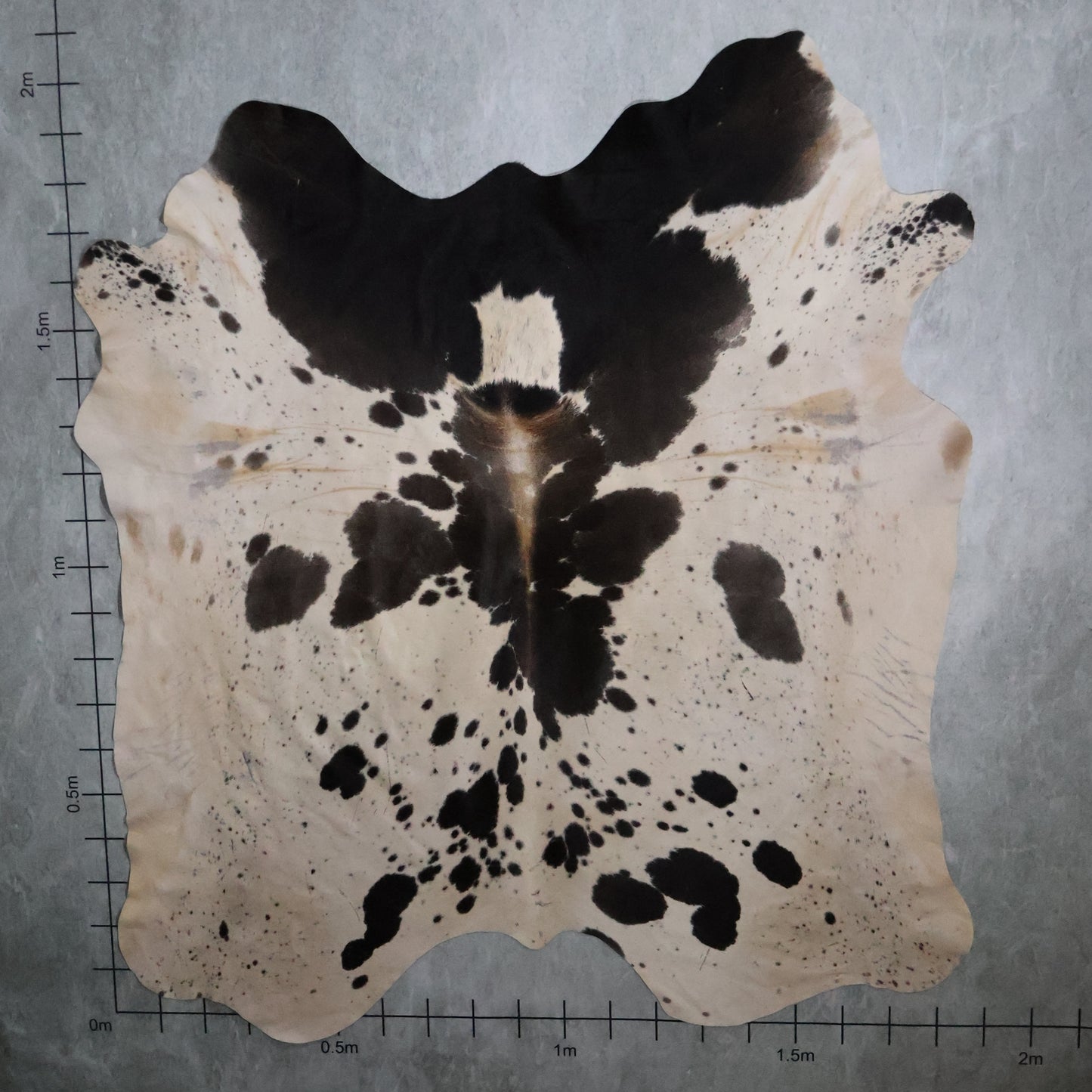 Standard Nguni Hide - Grey, Black & White | BGS2680 | 1.8m X 2.0m
