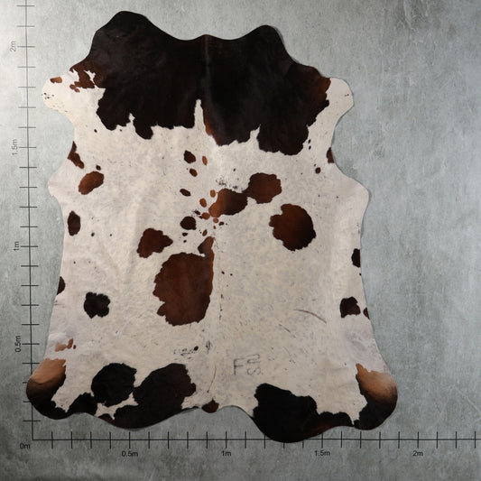 Standard Nguni Hide - Chestnut & White | BGS2754 | 2.1m X 2.1m