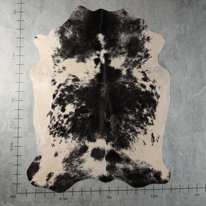 Standard Nguni Cowhide - Black & Cream Mottled | BGS2759 | 1.7m X 2.1m