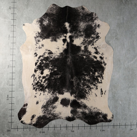 Standard Nguni Cowhide - Black & Cream Mottled | BGS2759 | 1.7m X 2.1m
