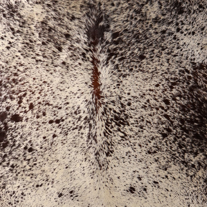 Premium Nguni Hide - Cream & Dark Brown Speckled | AAS8321 | 2.1m x 2.2m