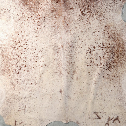Premium Nguni Hide - Cream & Light Brown Speckled | AAS8325 | 2.0m x 2.2m