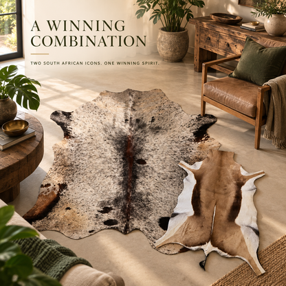 A Winning Combination - Complimentary Springbok Hide