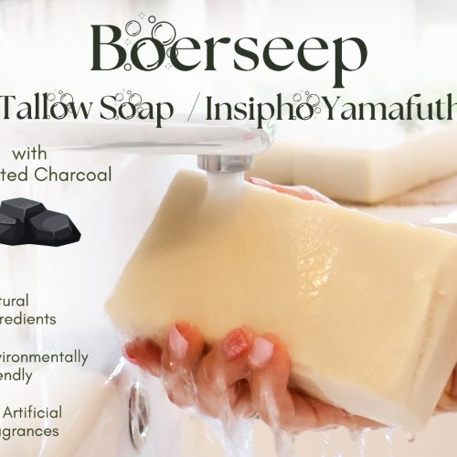 Boerseep Charcoal – Deep-Cleansing Natural Soap